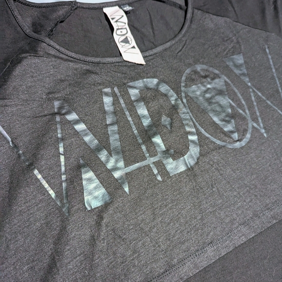 Widow Hi Low Crop Top - Picture 3 of 4